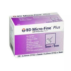 Bd Micro Fine Plus Pen Needles 5mm 100's