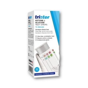 Trister Ketone & Glucose Test Strips 50's-TS-390UGK