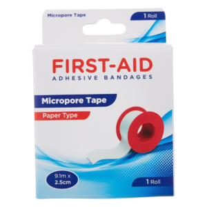 First Aid Micropore Paper Tape 1 Roll 9.1m*2.5cm