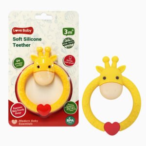 Love Baby Soft Silicone Teether Giraffe 1s