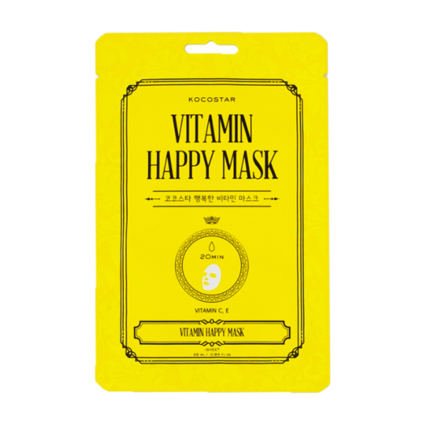 Kocostar Happy Mask Facial Sheet Vitamin 23ml 1s