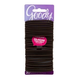 Goody Women's Ouchless Braided Elastics Brown 30's