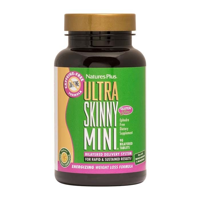 Natures Plus Ultra Skinny Mini Caffeine Free Bilayered Tablets 90's